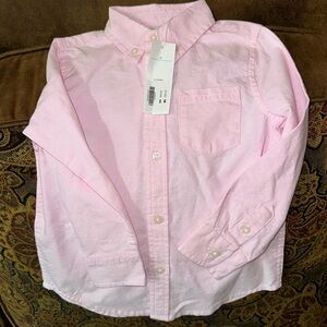 Janie & Jack NWT 2T pink dress shirt boys
